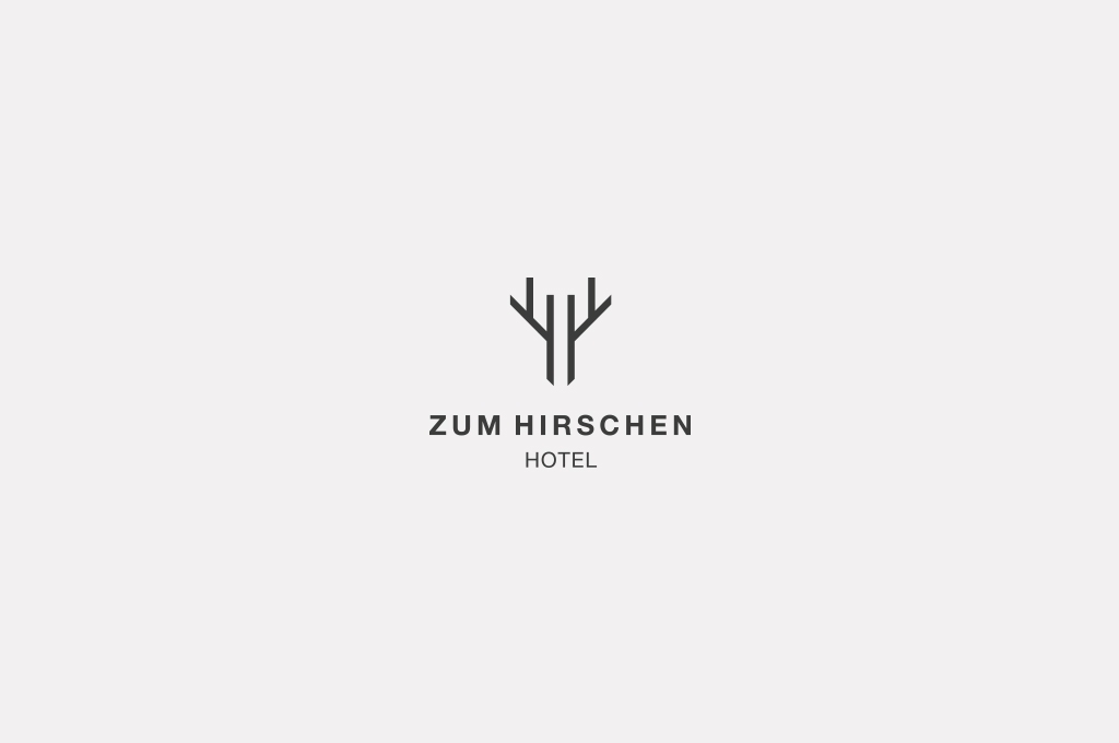 Gasthof Hotel Zum Hirschen mit neuem Logo