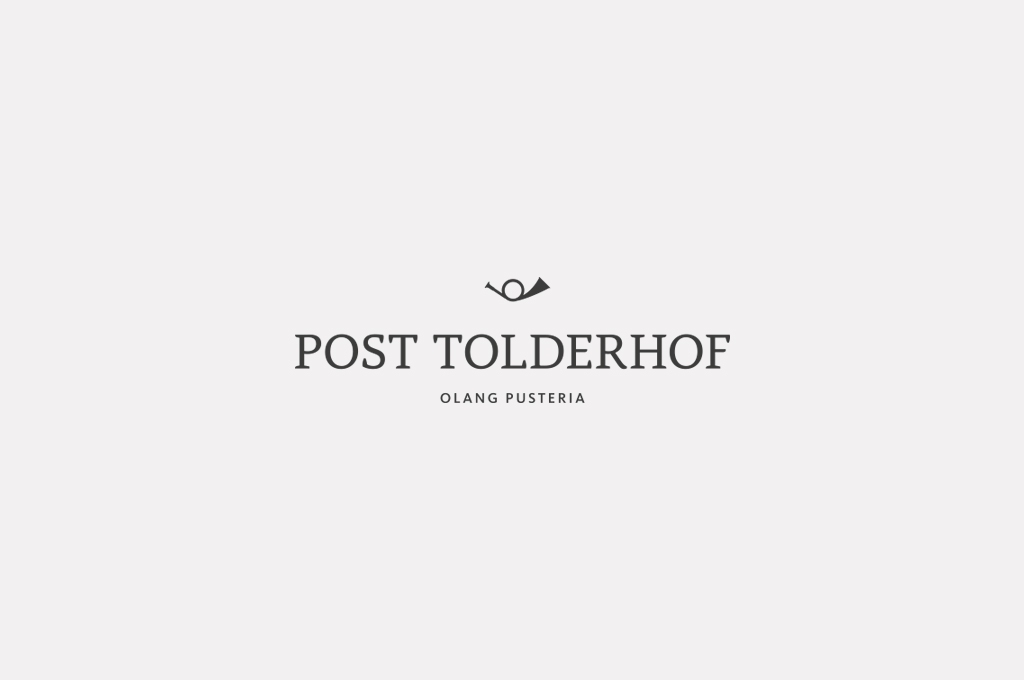 Das Logo für das Hotel Post Tolderhof in Olang im Pustertal